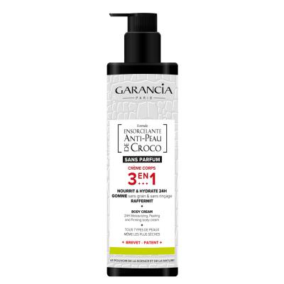 Soin Visage Ensorcelante Anti Peau De Croco Cr&egrave;me Corps 3en1 Garancia - Le Flacon De 400ml