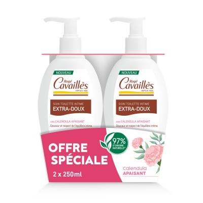 CAVAILLES Soin Lavant Intime Extra-Doux lot de 2 x 250ml