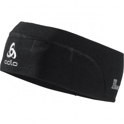 Odlo - Headband Ceramicool - Bandeau taille One Size, noir