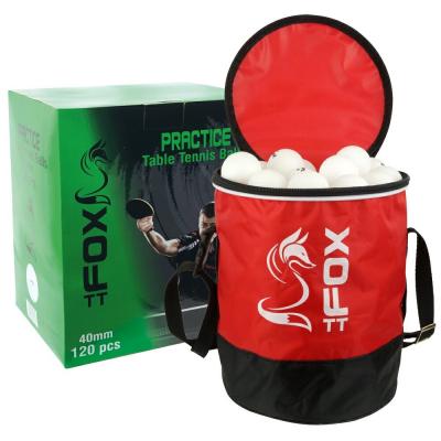 Fox Tt Practice Table Tennis Balls And Bag Rouge 120 Balls 