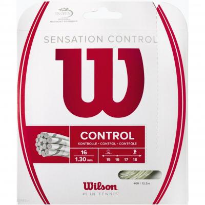 Wilson Sensation Control 12.2 M Tennis Single String Rouge,Blanc 1.30 mm