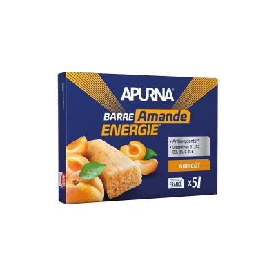 Pack barres energetiques apurna amande energie abricot 5x25g
