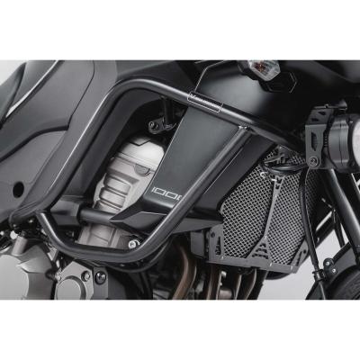 Barres de protection lat&eacute;rale SW-MOTECH noir Kawasaki Versys 1000 14-
