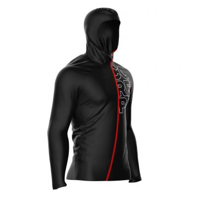 Veste impermeable compressport hurricane waterproof 10 10 noir unisex