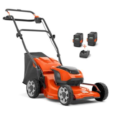 Husqvarna - Pack tondeuse &agrave; batterie pouss&eacute;e LC137i - coupe 37cm