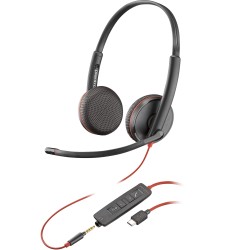 Poly POLY Blackwire C3225 Stereo USB-C Headset Noir