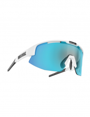 BLIZ Lunette de soleil sport Matrix M11 Shiny White Bleu/Blanc