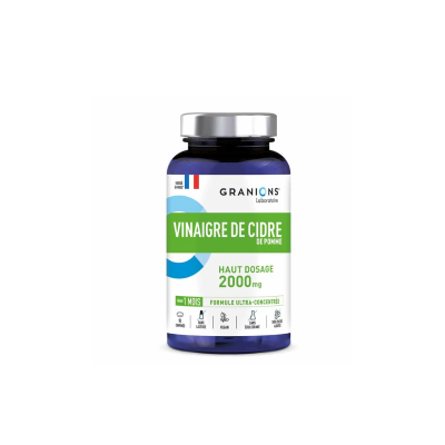 Granions Vinaigre de Cidre de Pomme Haut Dosage 2000mg 60 Comprim&eacute;s