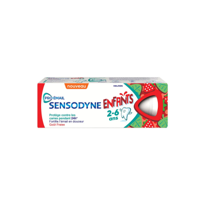 Sensodyne Pro-Email Dentifrice Enfants 2-6 ans Fraise 50ml