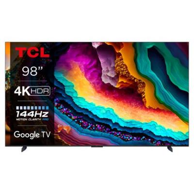 TV TCL 98P745 248 cm 4K HDR Google TV Aluminium bross&eacute;