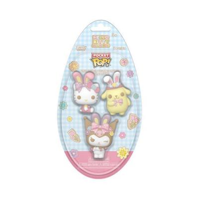 Pack 3 Figurines Funko Pocket Pop Egg Spring Hello Kitty