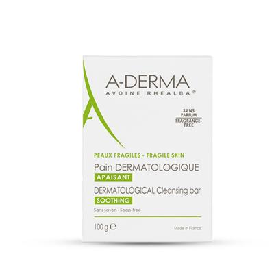 A-derma LES INDISPENSABLES - Pain Dermatologique Apaisant, 100g