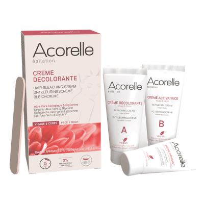 Cr&egrave;me d&eacute;colorante visage & corps 2x30ml Epilation Acorelle
