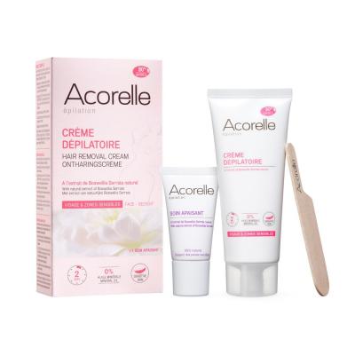 ACORELLE Cr&egrave;me D&eacute;pilatoire Visage et Zones Sensibles - 75 ml