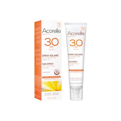 Acorelle - Spray solaire Haute protection SPF 30 - 100 ml
