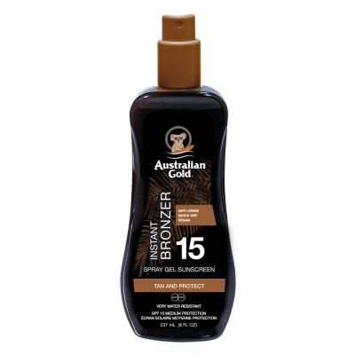 Sunscreen SPF15 spray gel with instant bronzer 237 ml