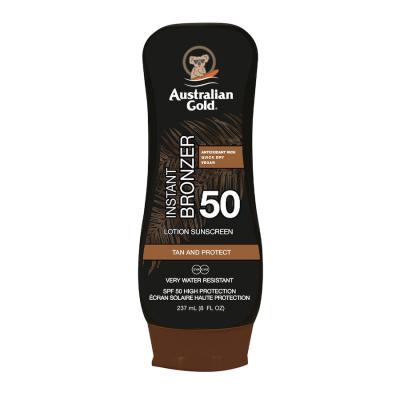 Australian Gold Lotion solaire SPF50 avec poudre bronzante 237 ml