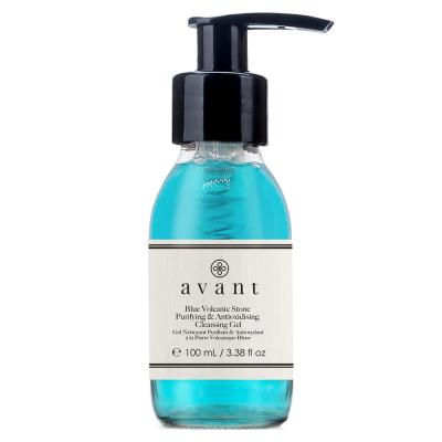 Gel Nettoyant Purifiant & Antioxydant &agrave; la Pierre Volcanique Bleue