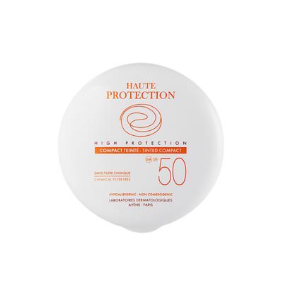 SOLAIRE HAUTE PROTECTION compact teint&eacute; SPF50 #sable