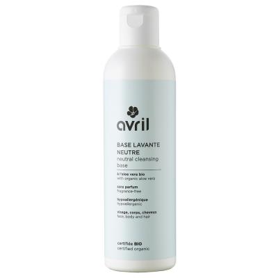 Base lavante neutre certifi&eacute;e BIO, Avril (240 ml)