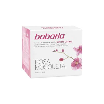 Babaria Cr&egrave;me Faciale Anti-rides Rose Musqu&eacute;e 50 ml Babaria
