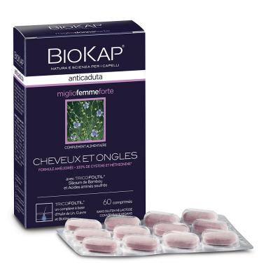 Formule cheveux et ongles pour femme 60 comprim&eacute;s biokap