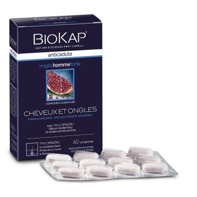 Antichute des cheveux pour homme 60 comprim&eacute;s biokap