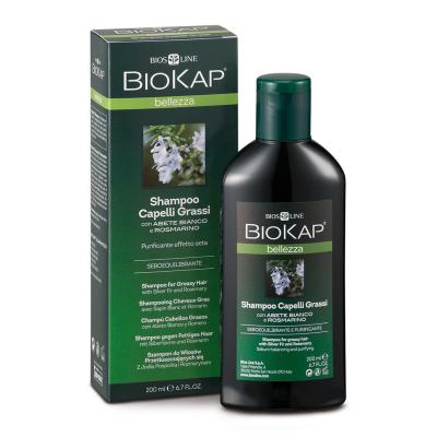BIOKAP Shampooing cheveux gras au sapin, romarin 200 ml