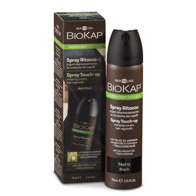 BIOKAP Touch Up Ansatzspray, Schwarz, 75 ml