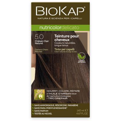 Coloration pour cheveux Nutricolor Delicato ch&acirc;tain clair naturel 5.0