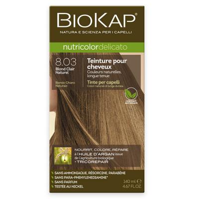 Coloration cheveux Nutricolor Delicato Blond clair naturel 8.03