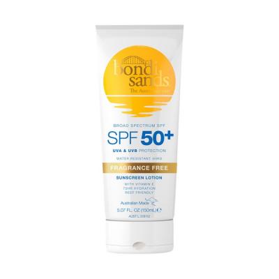 Lotion solaire SPF50+ Bondi Sands sans parfum 150&nbsp;ml