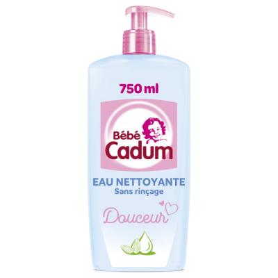 Eau Nettoyante B&eacute;b&eacute; Hypoallerg&eacute;nique Bebe Cadum - La Pompe De 750ml