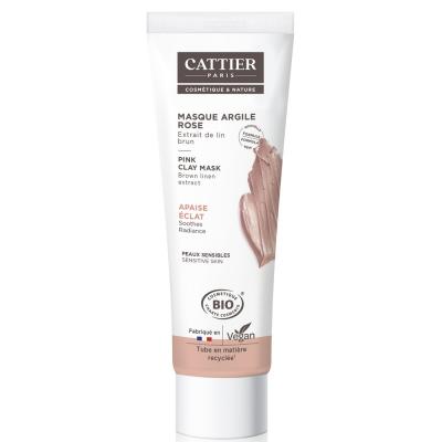 Cattier Masque Argile Rose, 100ml
