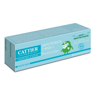 CATTIER Dentifrice 7 ans + go&ucirc;t menthe tube 50ml