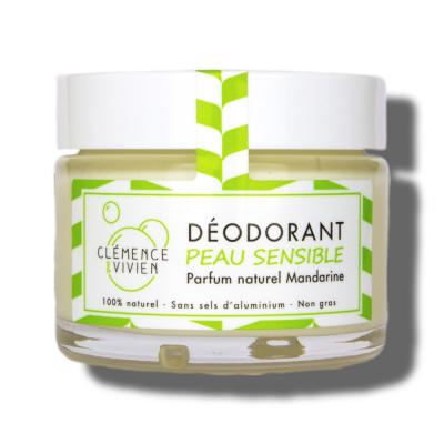 D&eacute;odorant 100% naturel Peau sensible Mandarine - Cl&eacute;mence & Vivien