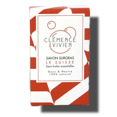 Clemence & Vivien Savon &agrave; Froid le Suisse Neutre 100g