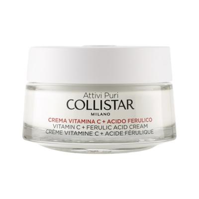 Cr&egrave;me anti-rides et anti-&acirc;ge enrichie en vitamine C et acide f&eacute;rulique