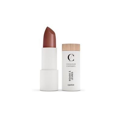 Couleur Caramel Rouge &agrave; L&egrave;vres Satin&eacute; Bio N&deg;211 Brun Nude 3.5g