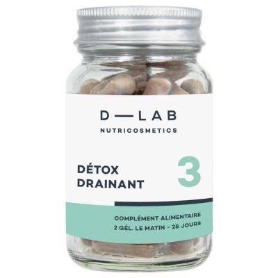 Compl&eacute;ment alimentaire D&eacute;tox Drainant - 1 mois - D-LAB Nutricosmetics