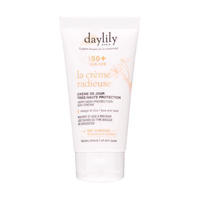 Cr&egrave;me Radieuse de jour SPF 50 + - Daylily Paris