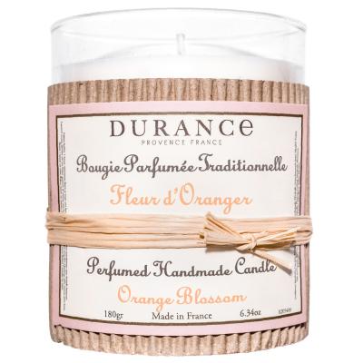 Bougie Traditionnelle DURANCE Parfum Fleur d'Oranger SWANN