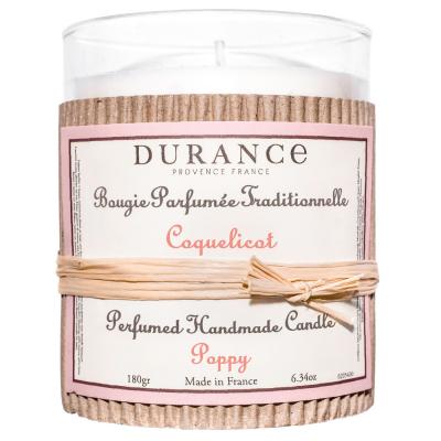 Bougie parfum&eacute;e traditionnelle Coquelicot - Durance