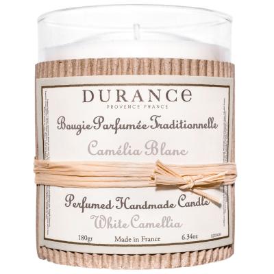 Bougie Traditionnelle DURANCE Parfum Cam&eacute;lia Blanc SWANN