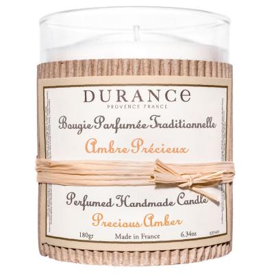 Bougie Traditionnelle DURANCE Parfum Ambre Pr&eacute;cieux SWANN