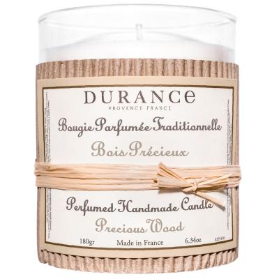 Bougie Traditionnelle DURANCE Parfum Bois Pr&eacute;cieux SWANN