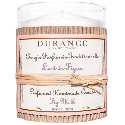 Bougie Traditionnelle DURANCE Parfum Lait de Figue SWANN