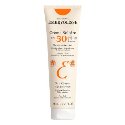 Protection Solaire Cr&egrave;me Spf50 Haute Protection Embryolisse - Le Flacon De 100ml