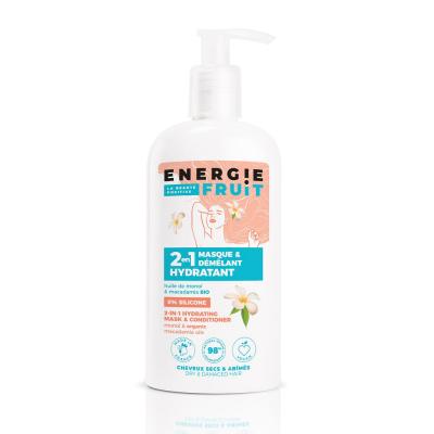 Masque + apr&egrave;s-shampooing mono&iuml; et huile de macadamia
