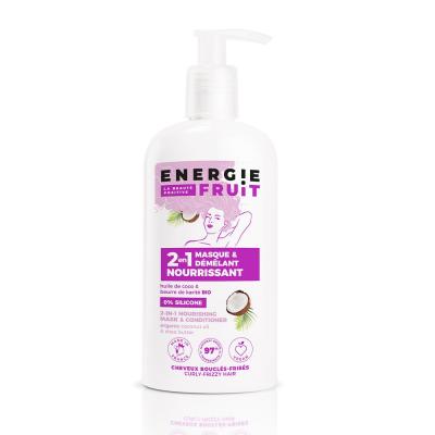 Masque 2 en 1 Cheveux Boucles Coco Karite Bio Energie Fruit